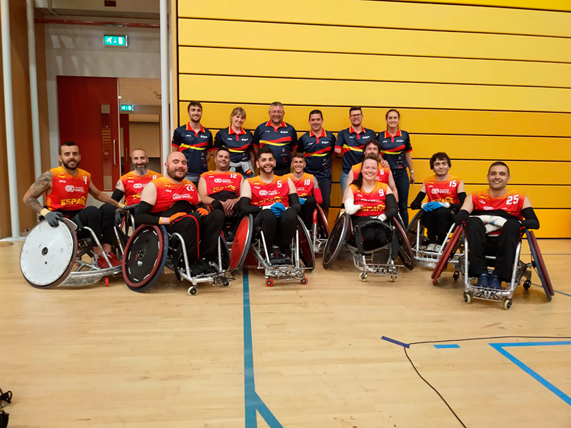 Equipo España Rugby Silla Ruedas Tartiere Auto